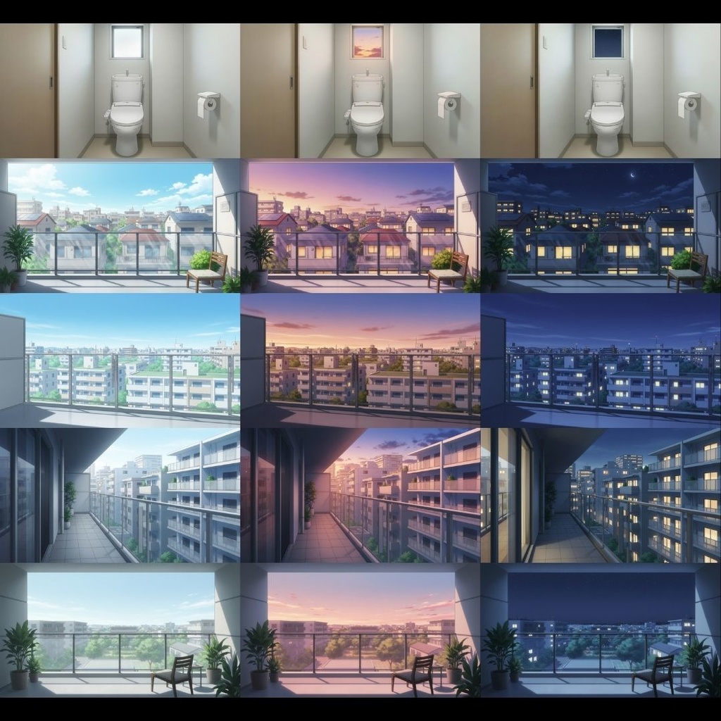 【背景素材】 マンション 192枚|リビング•寝室•キッチン•トイレ•浴室•エレベーター•外観•入り口•集合ポスト•外廊下(TRPG, マダミス, ココフォリア, ゲーム)