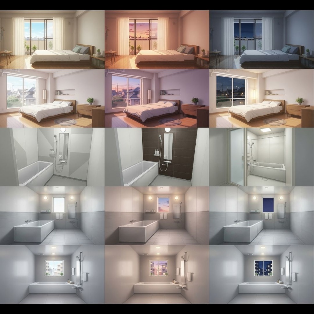 【背景素材】 マンション 192枚|リビング•寝室•キッチン•トイレ•浴室•エレベーター•外観•入り口•集合ポスト•外廊下(TRPG, マダミス, ココフォリア, ゲーム)