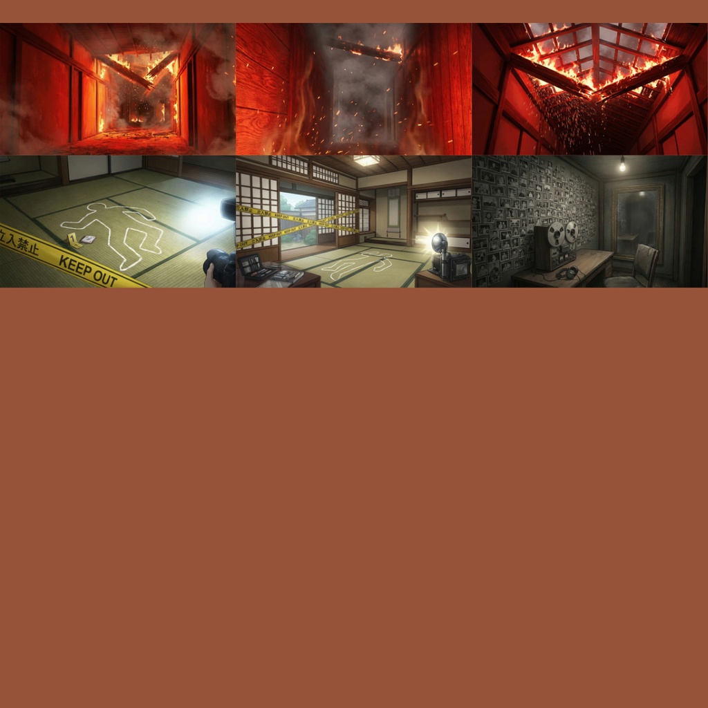 【背景素材】レトロな温泉旅館 111枚|客室・廊下・共有スペース・娯楽遊戯エリア・温泉街・周辺環境 etc(TRPG, マダミス, ココフォリア, ゲーム)