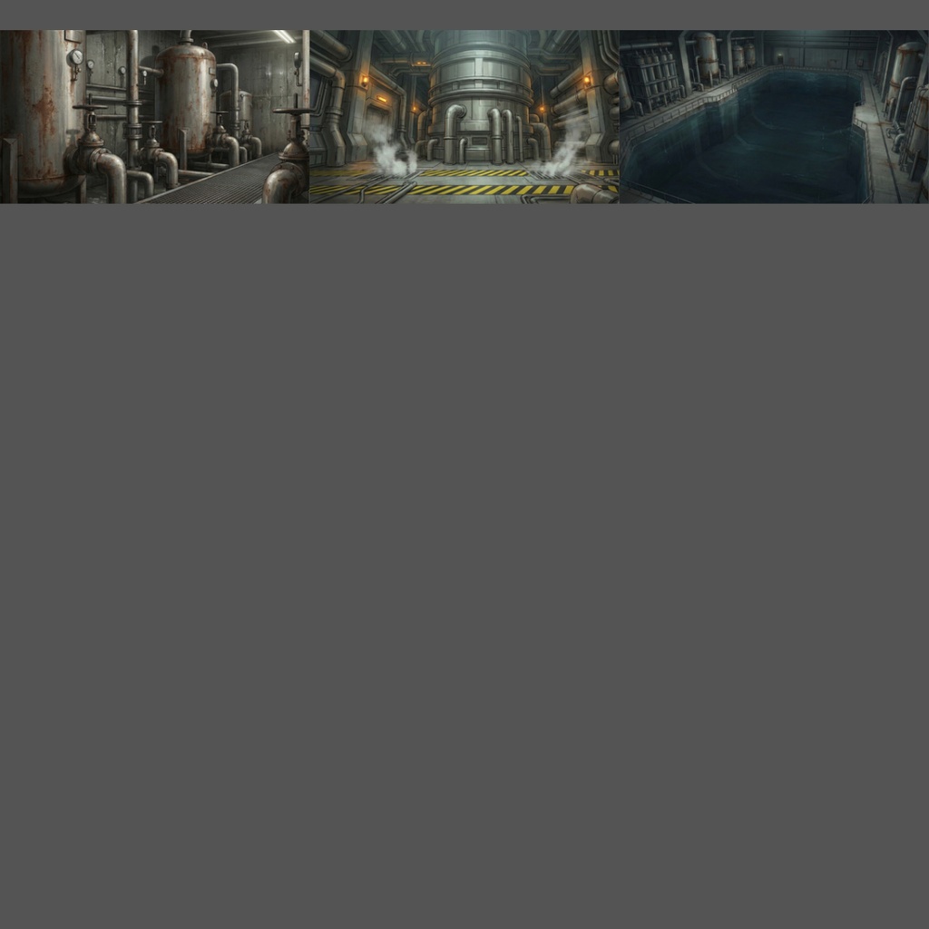 【背景素材】 地下シェルター 108枚|居住・生活・インフラ・研究・異変・境界・扉・荒廃etc(TRPG, マダミス, ココフォリア, ゲーム)