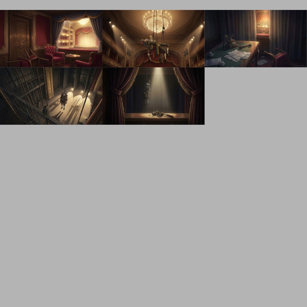 【背景素材】 大劇場・オペラハウス 125枚|大ホール・外観・稽古場・事件・運営・裏側エリアetc(TRPG, マダミス, ココフォリア, ゲーム)