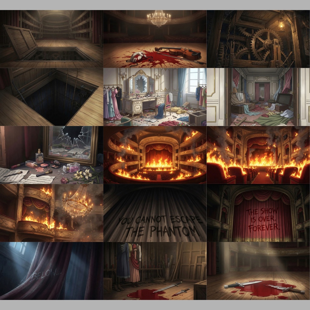 【背景素材】 大劇場・オペラハウス 125枚|大ホール・外観・稽古場・事件・運営・裏側エリアetc(TRPG, マダミス, ココフォリア, ゲーム)