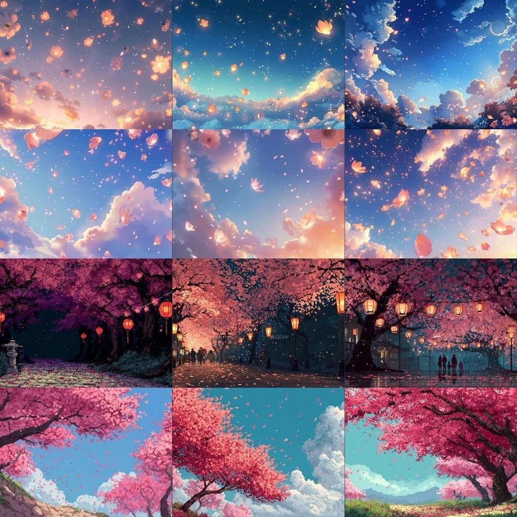 【フリー素材】春の風景イラスト264枚|TRPG・ブログ・SNSに使える無料背景素材