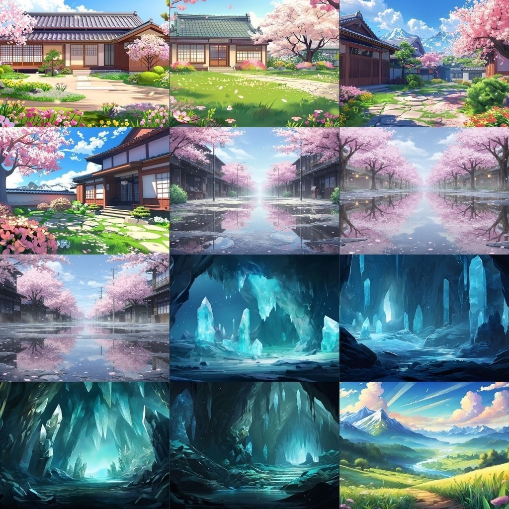 【フリー素材】春の風景イラスト264枚|TRPG・ブログ・SNSに使える無料背景素材