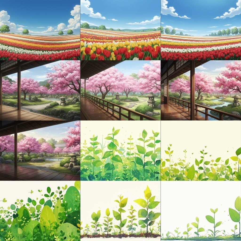 【フリー素材】春の風景イラスト264枚|TRPG・ブログ・SNSに使える無料背景素材