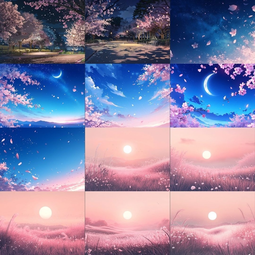 【フリー素材】春の風景イラスト264枚|TRPG・ブログ・SNSに使える無料背景素材