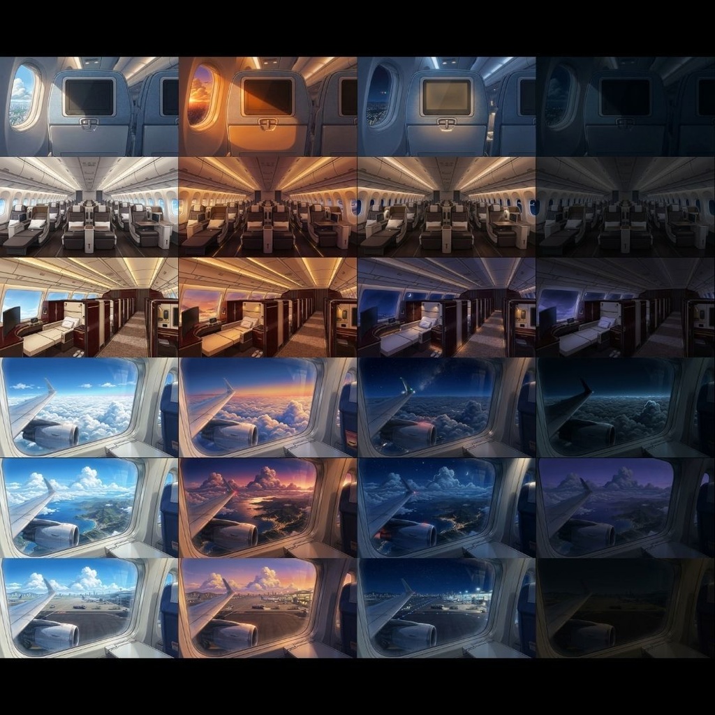 【TRPG背景素材】空港•機内/差分あり 142枚|ラウンジ•展望デッキ•動く歩道•チェックインカウンター•コックピット•ショップエリア•バス•タクシー乗り場•ATM•手荷物受取所etc