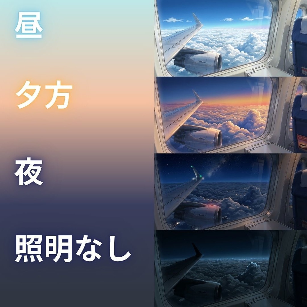 【TRPG背景素材】空港•機内/差分あり 142枚|ラウンジ•展望デッキ•動く歩道•チェックインカウンター•コックピット•ショップエリア•バス•タクシー乗り場•ATM•手荷物受取所etc