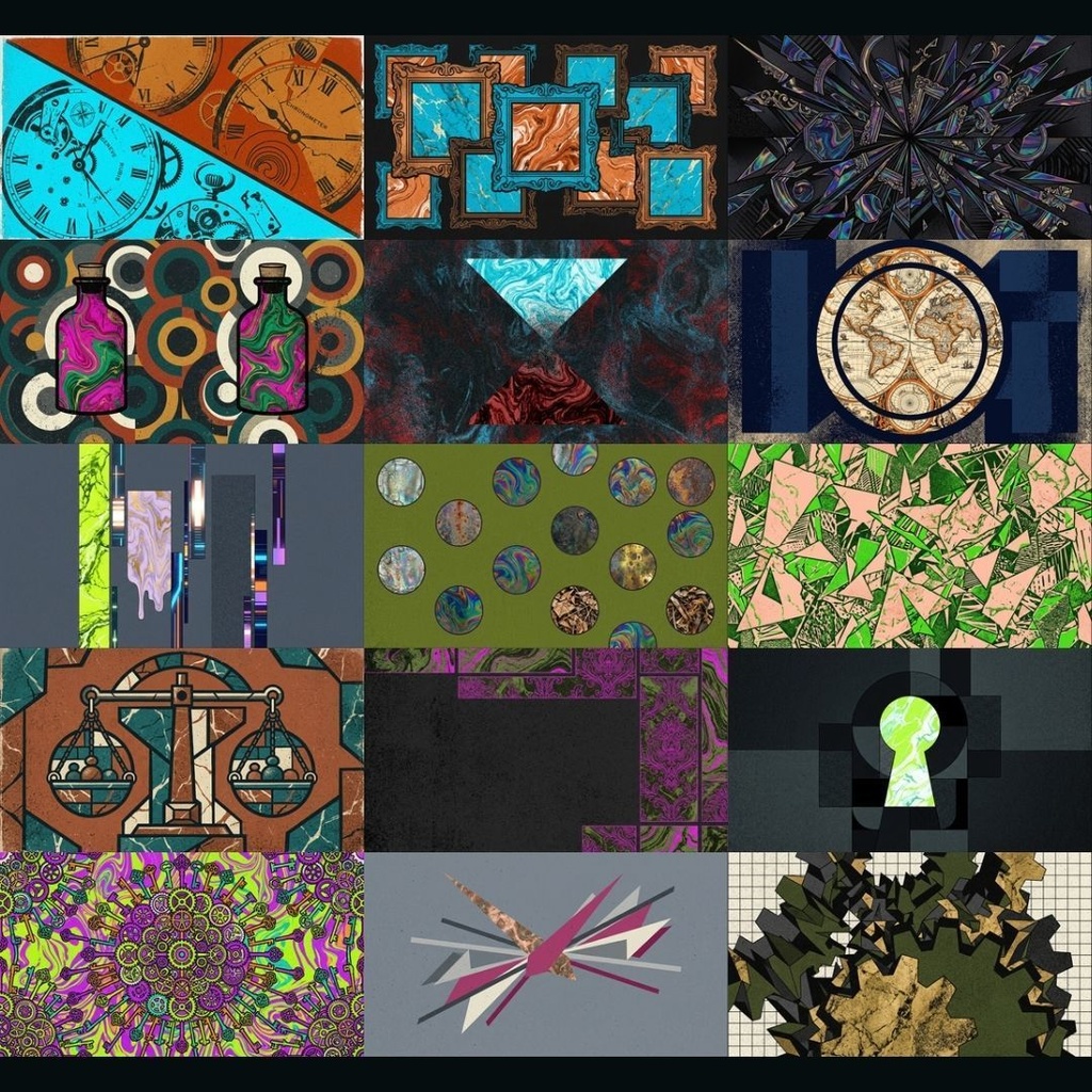 【背景素材】 異彩ノイズ素材集 150枚|TRPG, マダミス, ココフォリア, ゲーム, YouTube演出