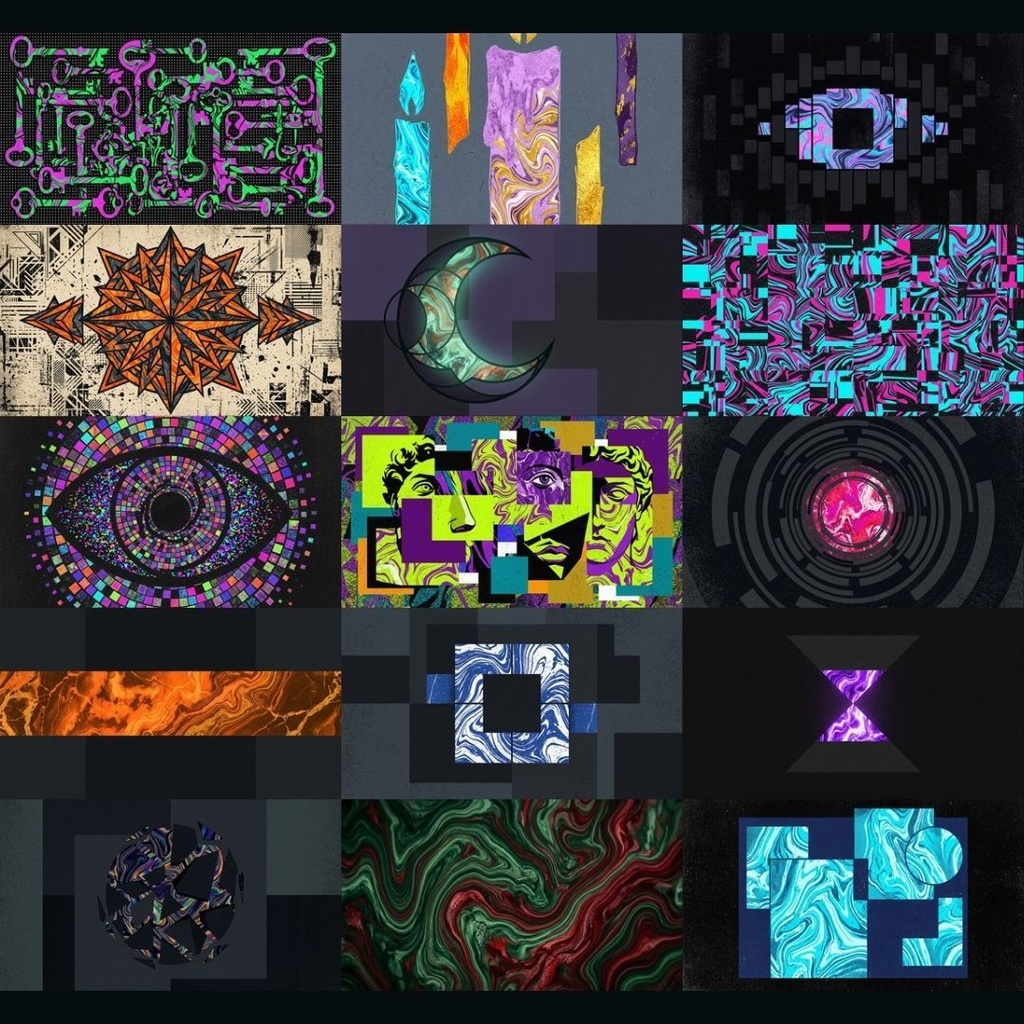 【背景素材】 異彩ノイズ素材集 150枚|TRPG, マダミス, ココフォリア, ゲーム, YouTube演出