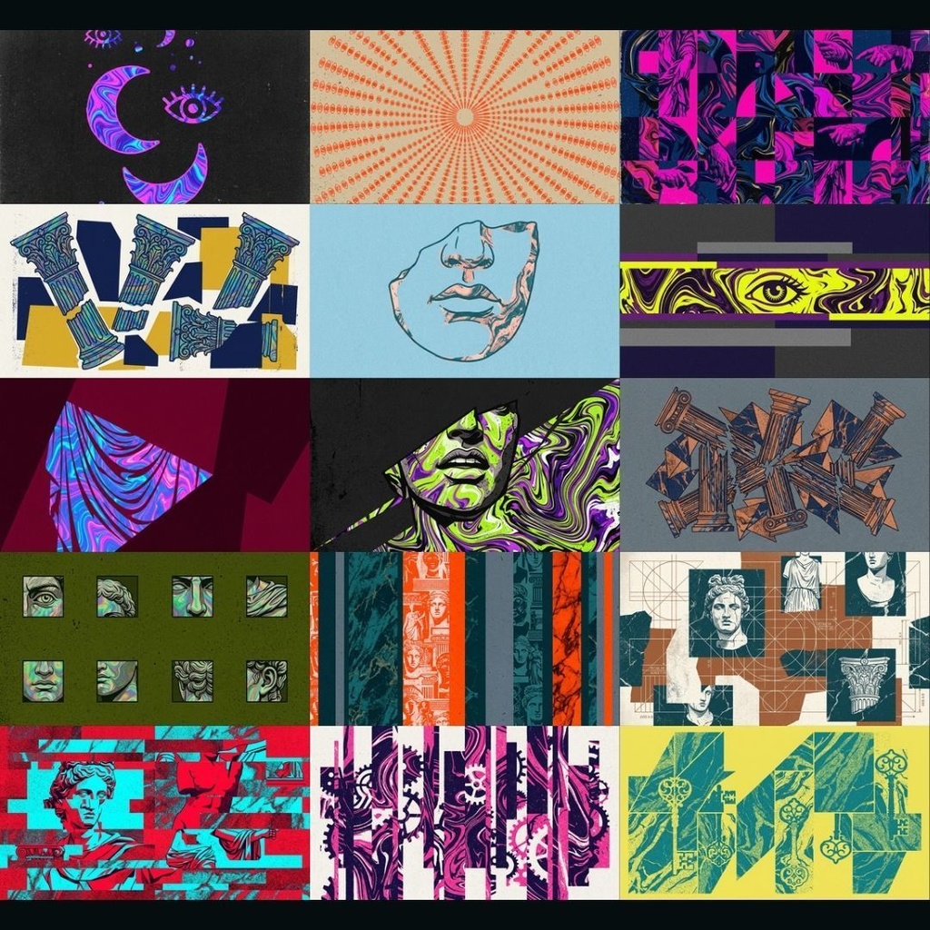 【背景素材】 異彩ノイズ素材集 150枚|TRPG, マダミス, ココフォリア, ゲーム, YouTube演出