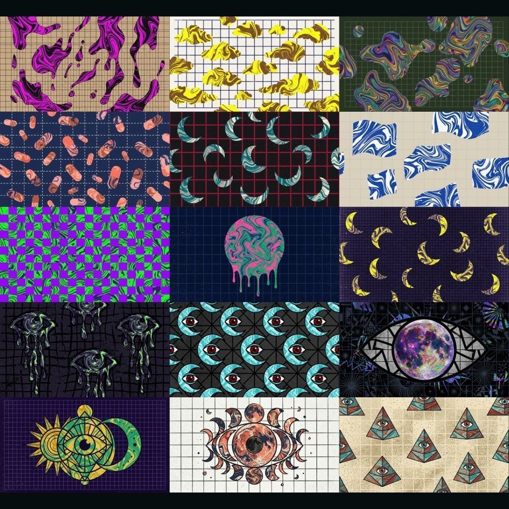 【背景素材】 異彩ノイズ素材集 150枚|TRPG, マダミス, ココフォリア, ゲーム, YouTube演出