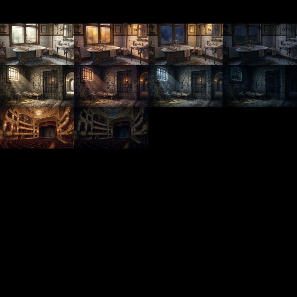 【背景素材】 20世紀ロンドン風/差分あり 202枚|大通り•リビング•寝室•川沿いetc(TRPG, マダミス, ココフォリア, ゲーム)