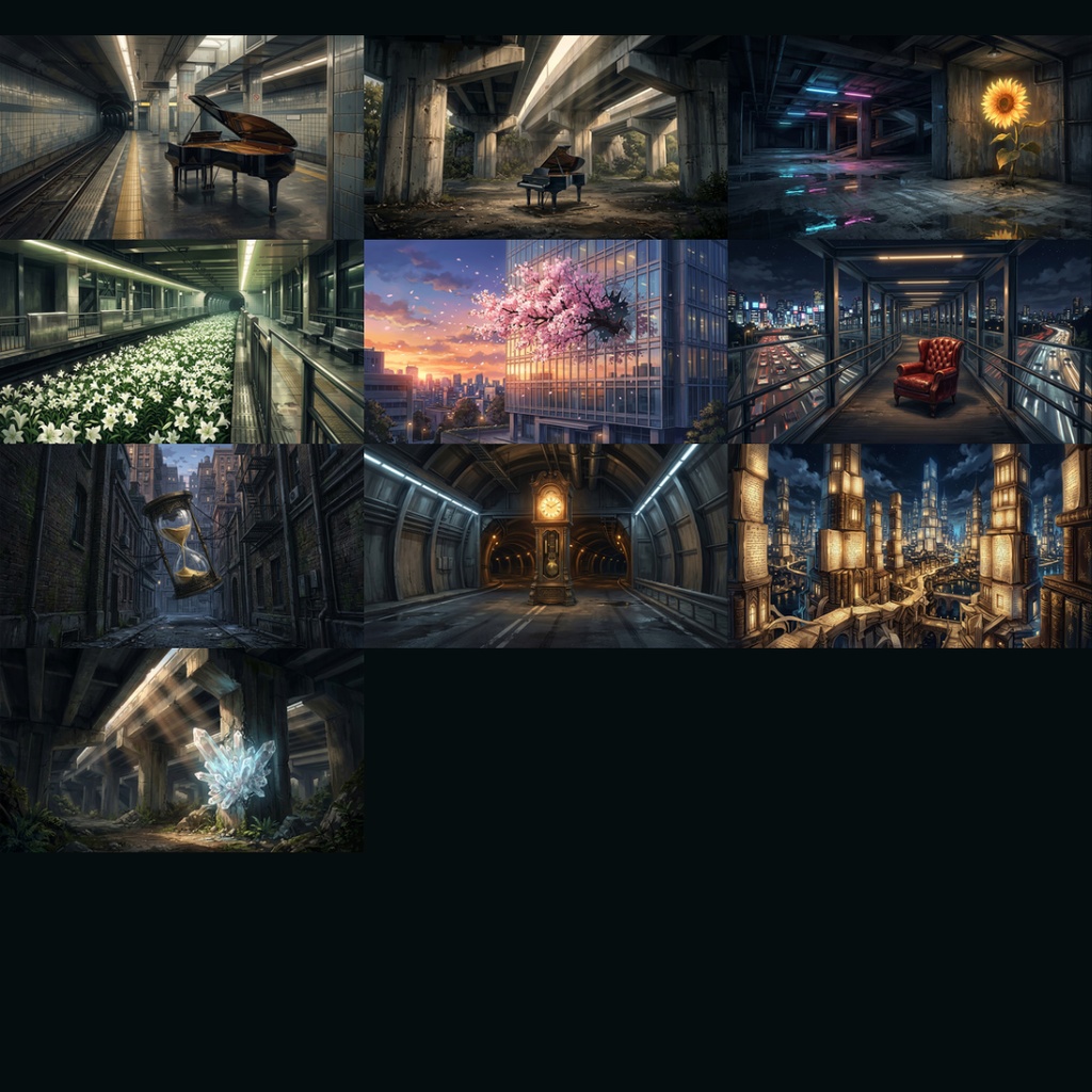 【背景素材】 デペイズマン-異物の配置- 115枚|(TRPG, マダミス, ココフォリア, ゲーム)