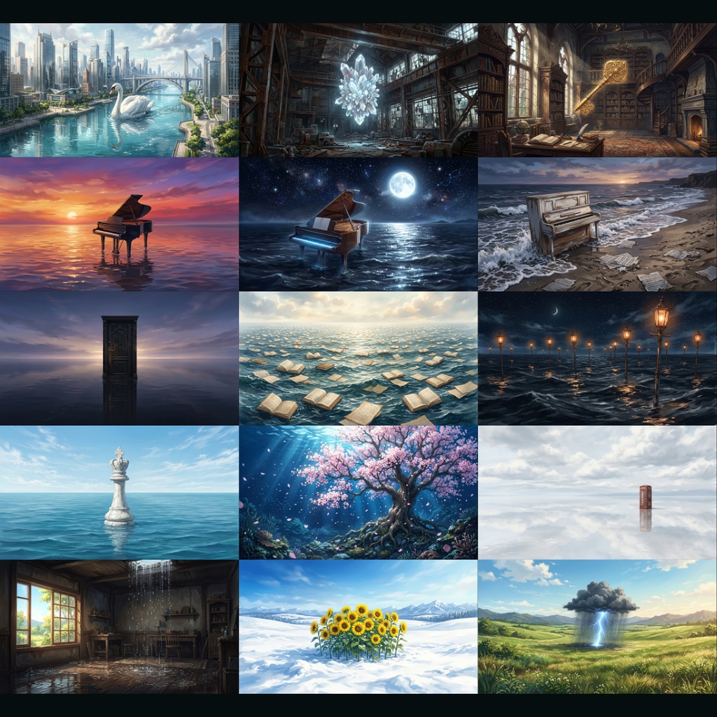 【背景素材】 デペイズマン-異物の配置- 115枚|(TRPG, マダミス, ココフォリア, ゲーム)