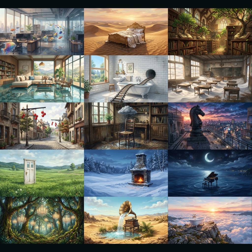 【背景素材】 デペイズマン-異物の配置- 115枚|(TRPG, マダミス, ココフォリア, ゲーム)