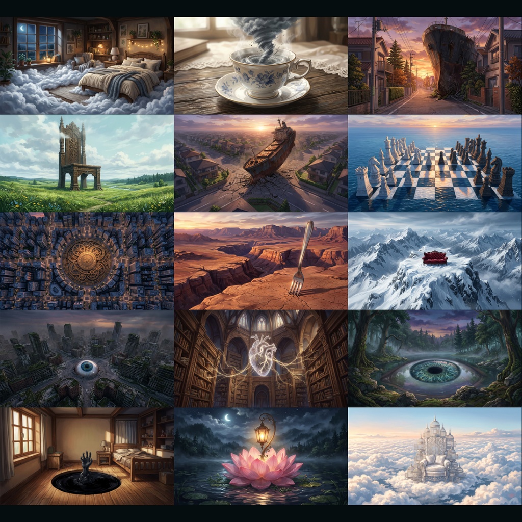 【背景素材】 デペイズマン-異物の配置- 115枚|(TRPG, マダミス, ココフォリア, ゲーム)