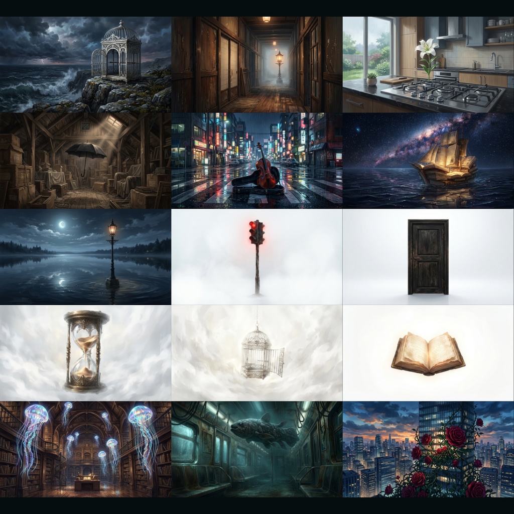 【背景素材】 デペイズマン-異物の配置- 115枚|(TRPG, マダミス, ココフォリア, ゲーム)