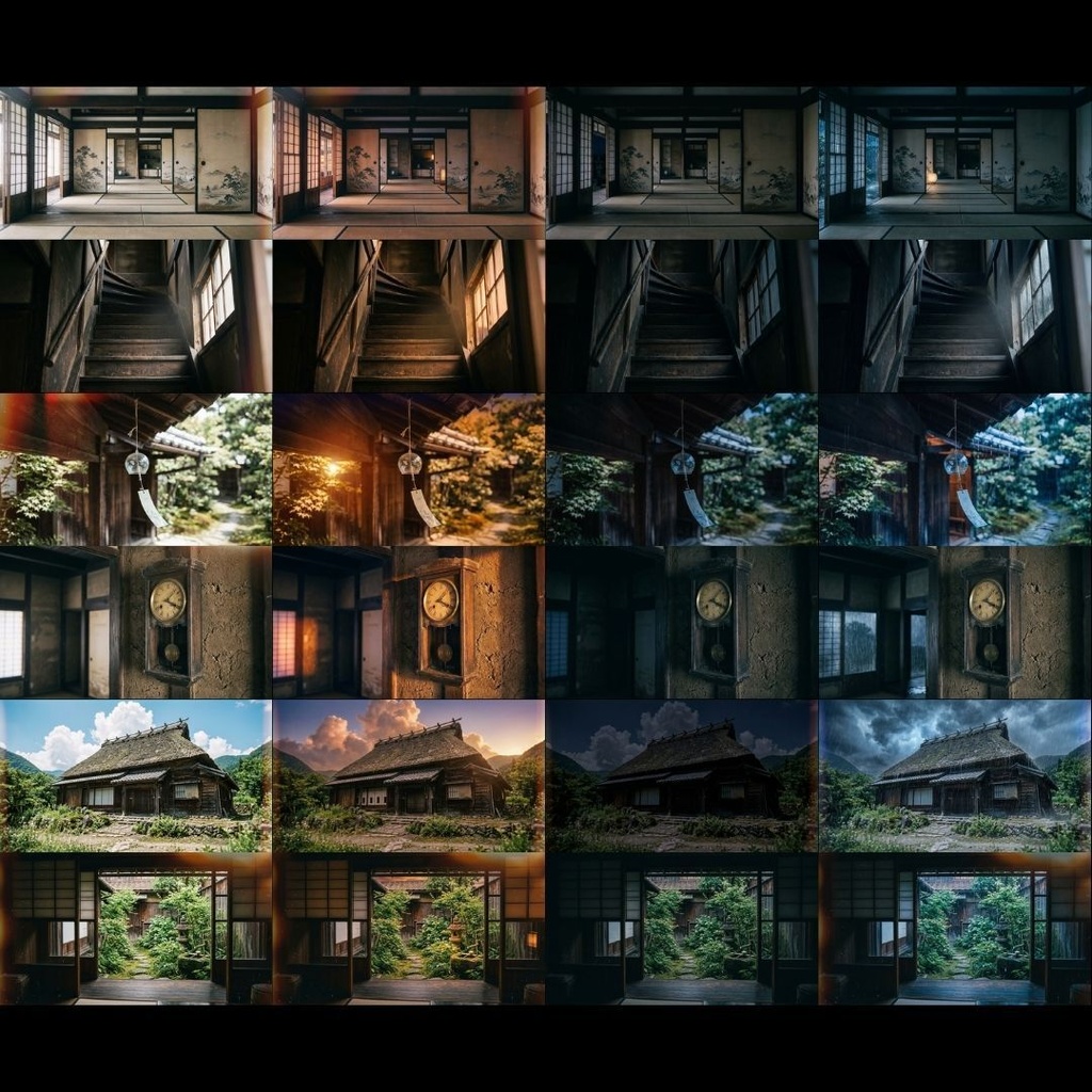 【背景素材】 ノスタルジックな日本の夏・田舎景観/差分あり 344枚|自然•事件•部屋etc(TRPG, マダミス, ココフォリア, ゲーム)