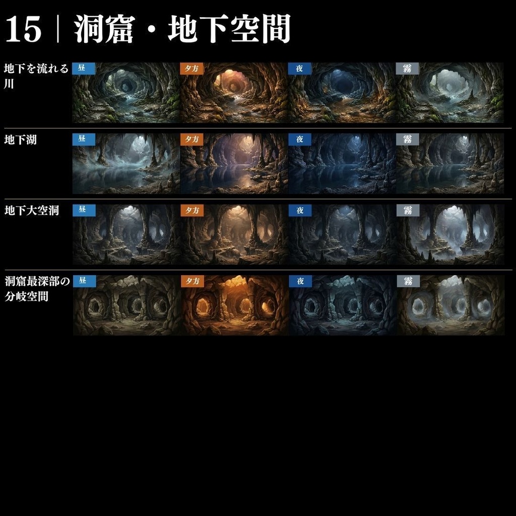 【背景素材】王道ファンタジー世界背景集 800枚|差分あり 王都•村•市場•教会•ダンジョンetc(TRPG, マダミス, ココフォリア, ゲーム)