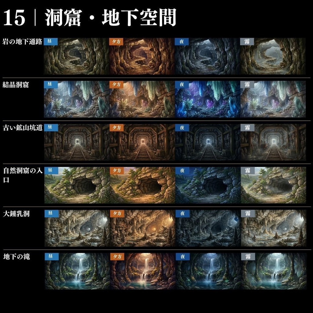 【背景素材】王道ファンタジー世界背景集 800枚|差分あり 王都•村•市場•教会•ダンジョンetc(TRPG, マダミス, ココフォリア, ゲーム)