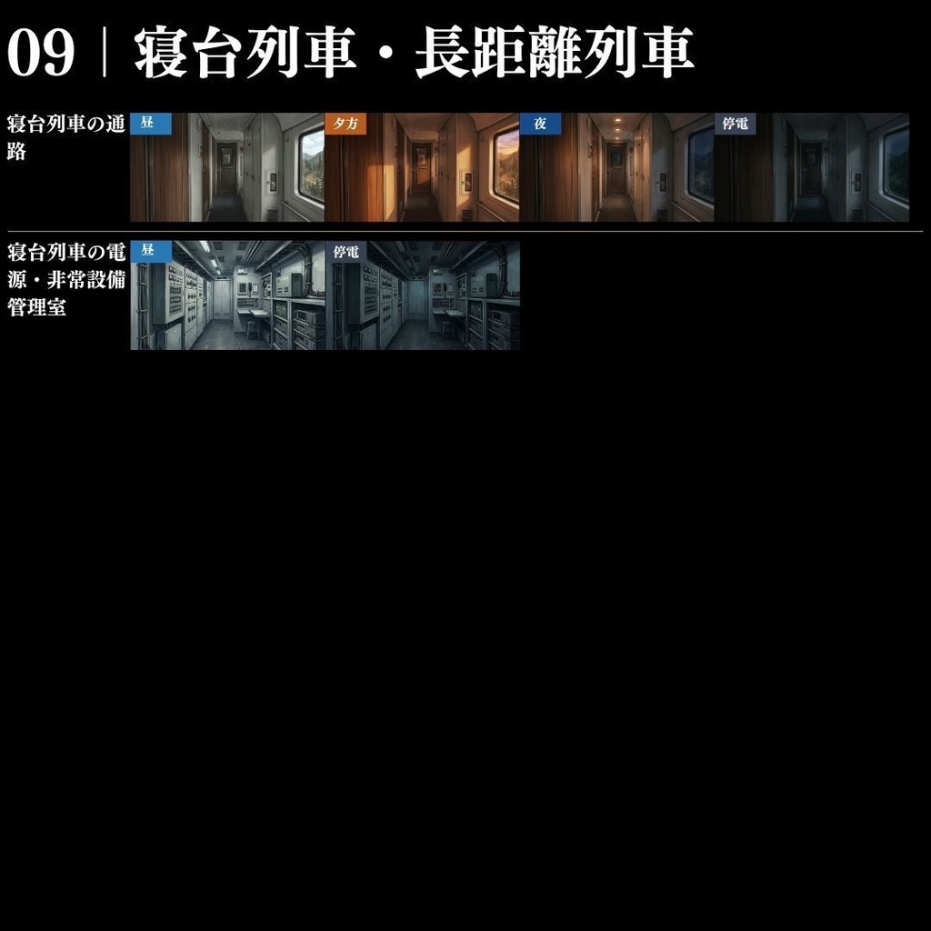 【背景素材】クローズドサークル・宿泊施設 800枚|差分あり ホテル・コテージ・ヴィラ・旅館・客船・列車 etc.(TRPG, マダミス, ココフォリア, ゲーム)