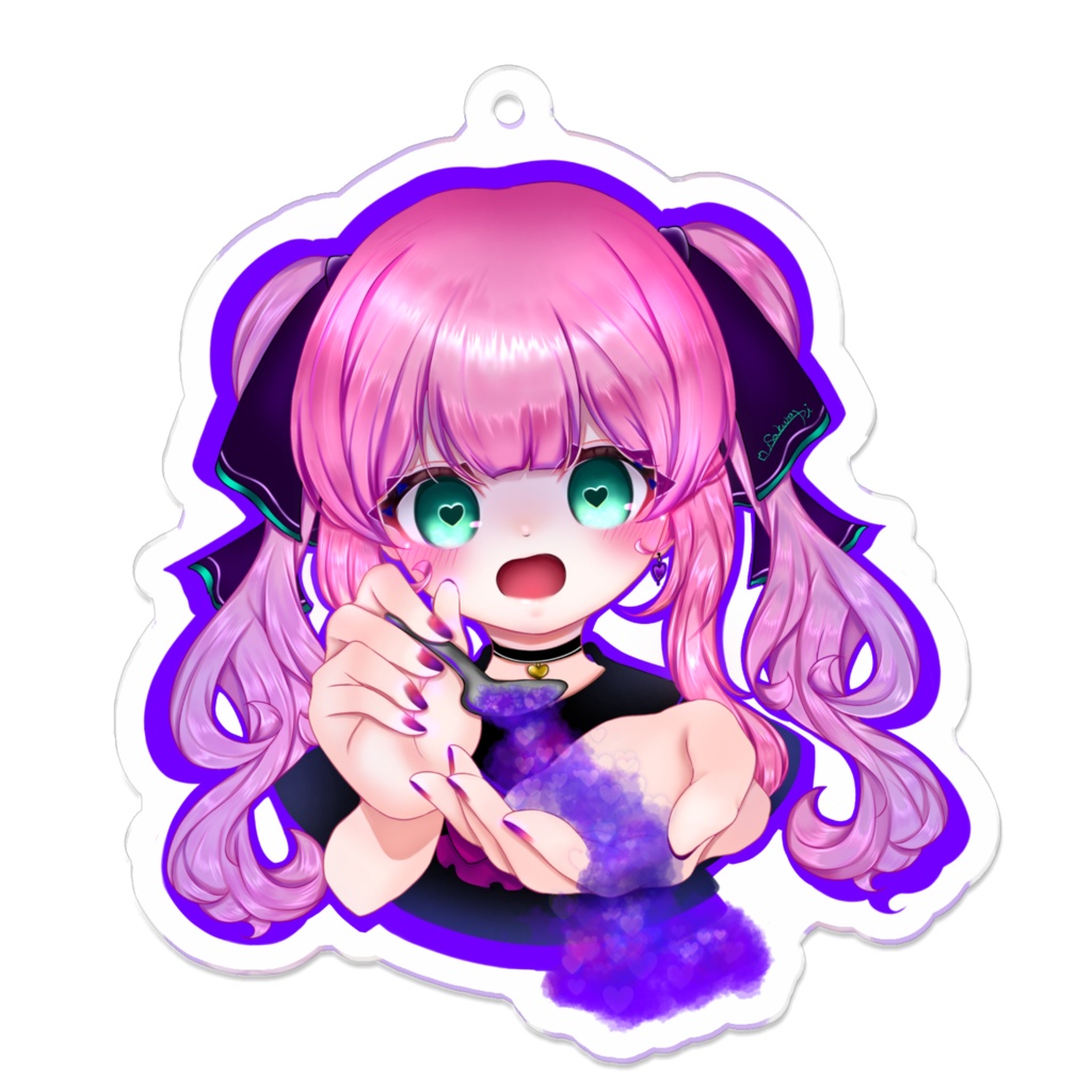 闇堕ちちゃんアクリルキーホルダー