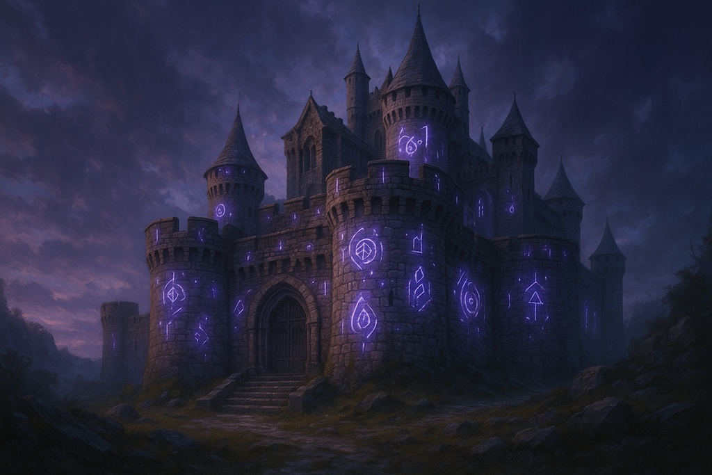 魔法の城 幻想的風景イラスト10枚セット