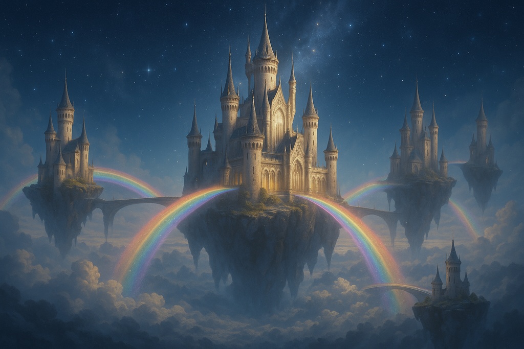 魔法の城 幻想的風景イラスト10枚セット