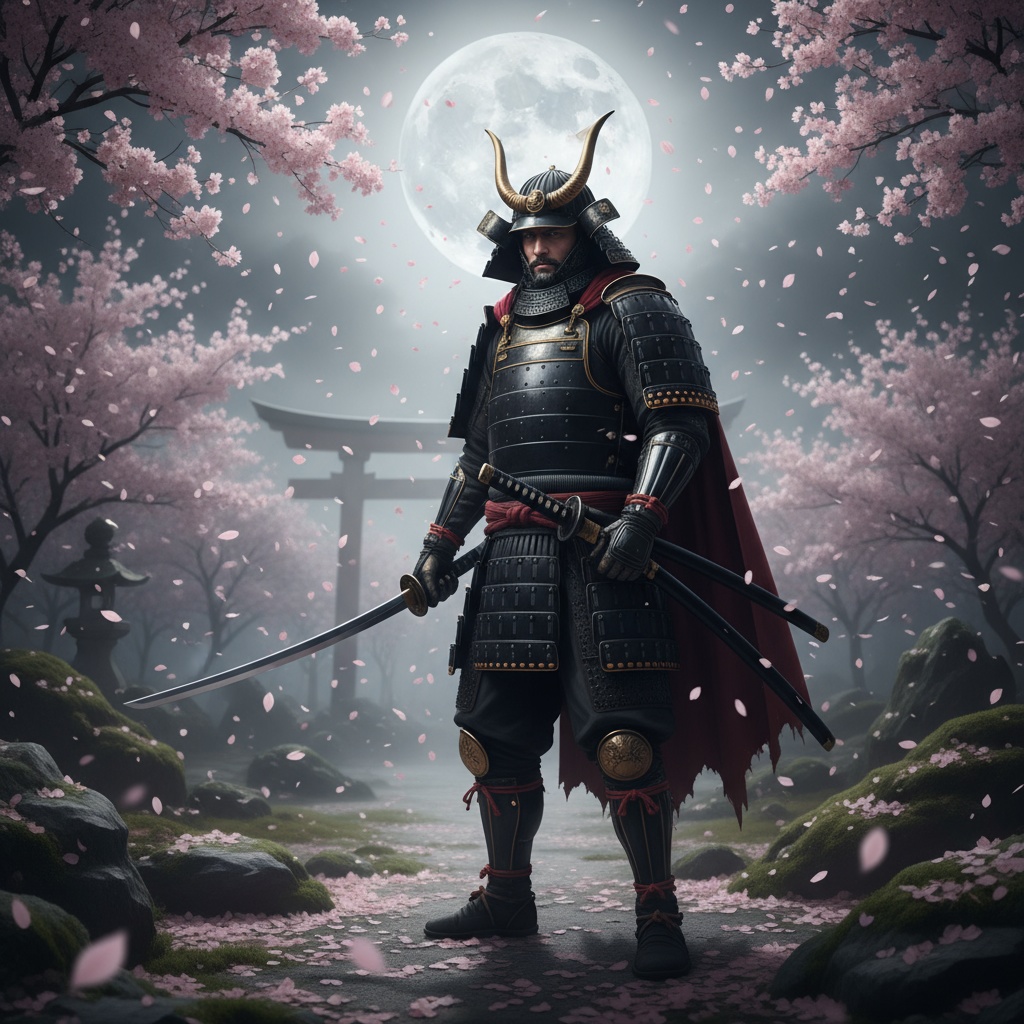 侍と忍者の道 日本武士イラスト10枚セット