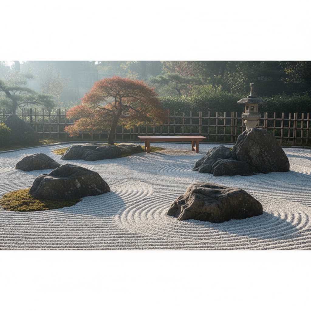 禅と癒しの庭園 日本庭園イラスト10枚セット