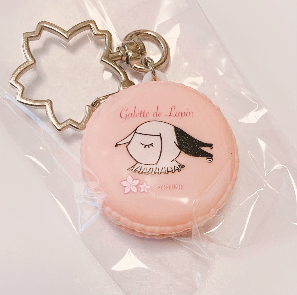 零臨マカロンキーホルダー ピンク Sasameu75 Booth 零臨マカロンキーホルダー ピンク Sasameu75 Booth