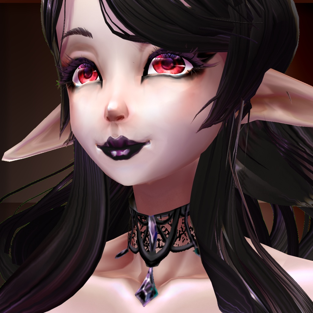 Goth outfit:dress&necklace+stockings&gloves+shoes+make up