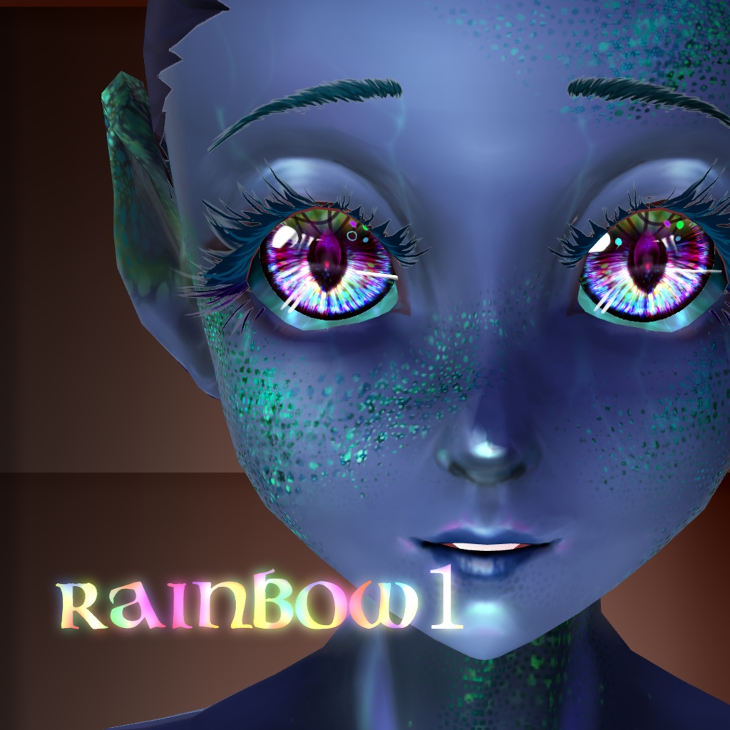 (free for personal use): iridescent Mermaid eyes texture pack