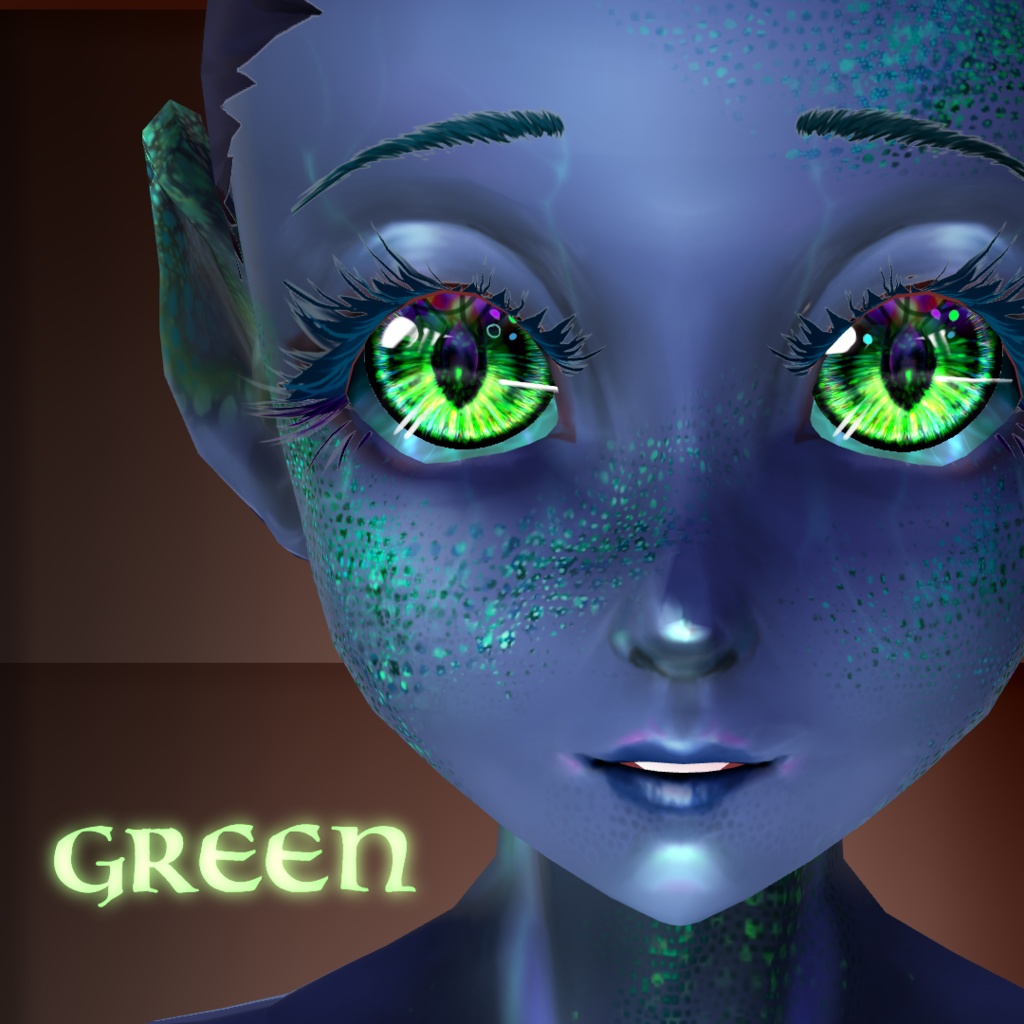 (free for personal use): iridescent Mermaid eyes texture pack
