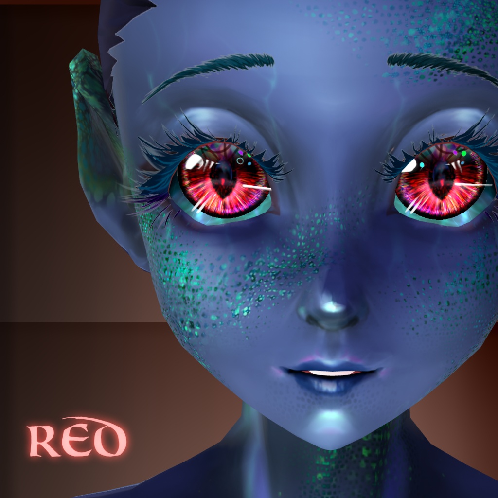 (free for personal use): iridescent Mermaid eyes texture pack