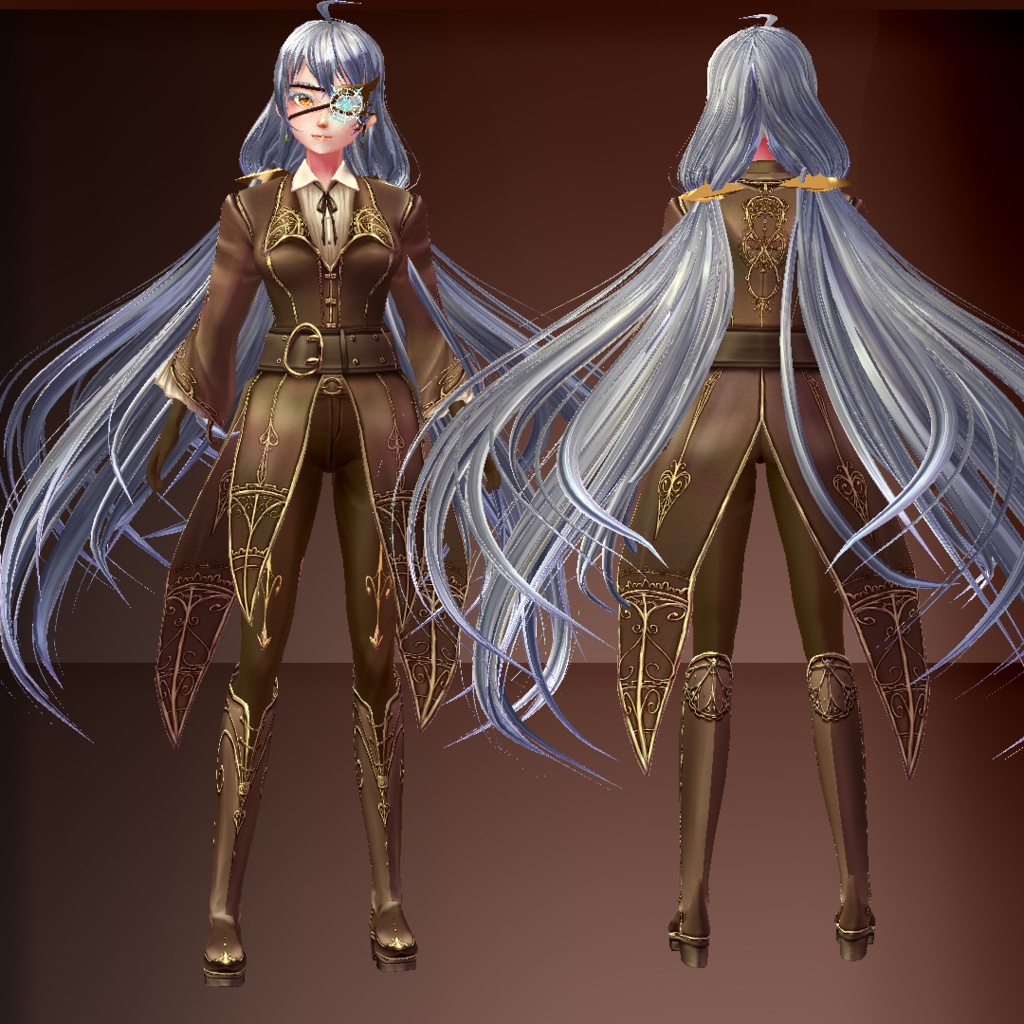 Chronomancy student outfit 7 colors + customizables