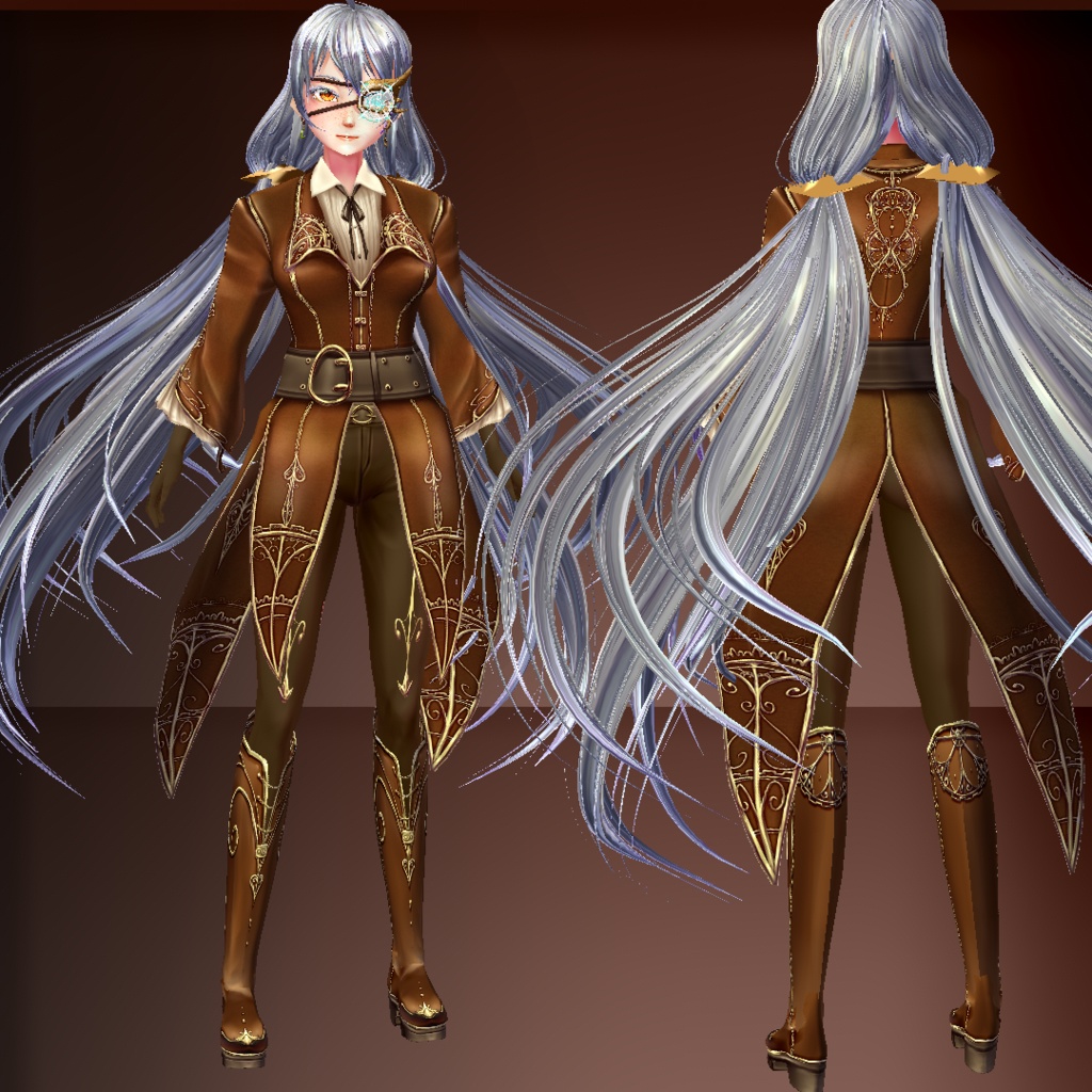 Chronomancy student outfit 7 colors + customizables