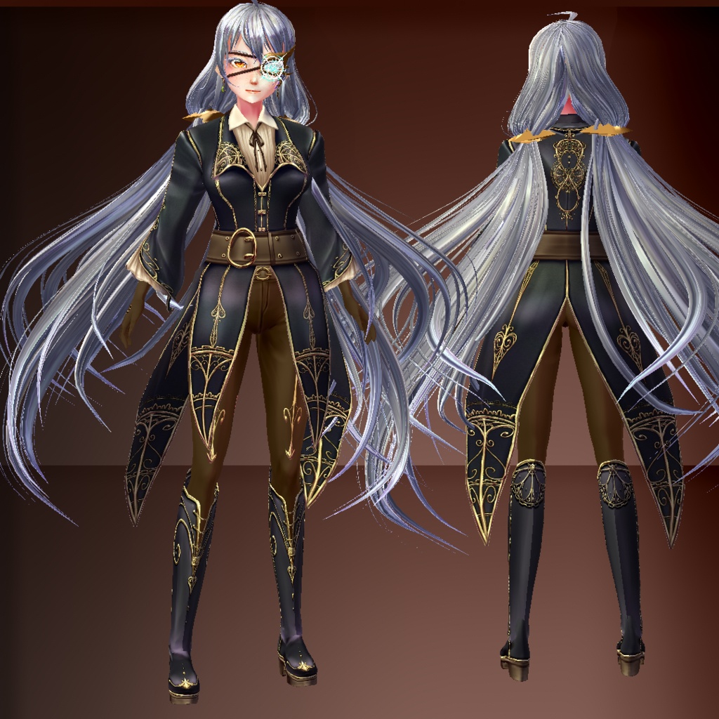 Chronomancy student outfit 7 colors + customizables