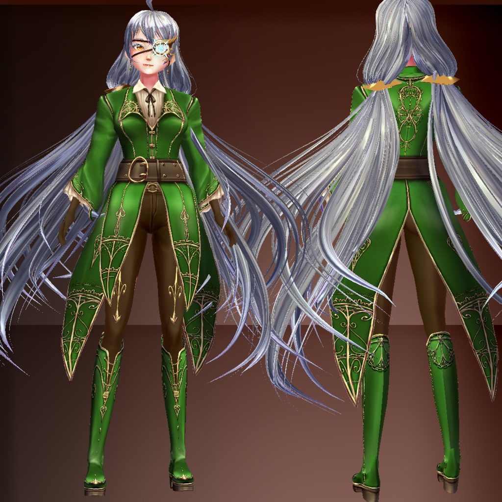 Chronomancy student outfit 7 colors + customizables