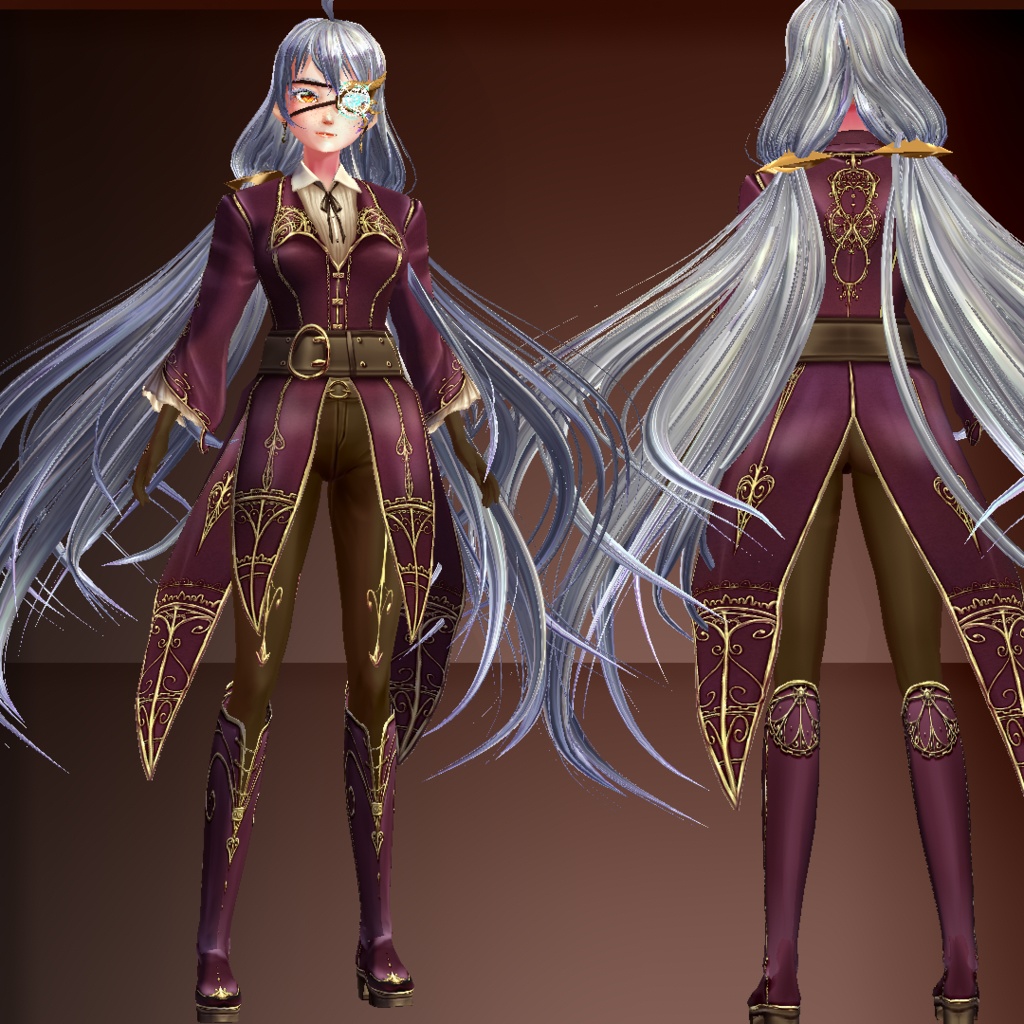 Chronomancy student outfit 7 colors + customizables