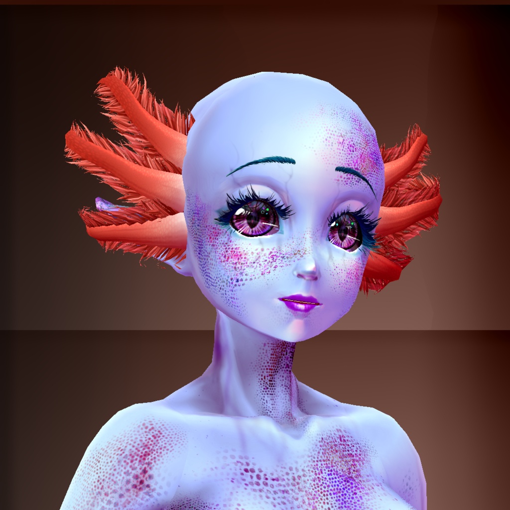 FREE vroid Glowing sea themed accessory pack!