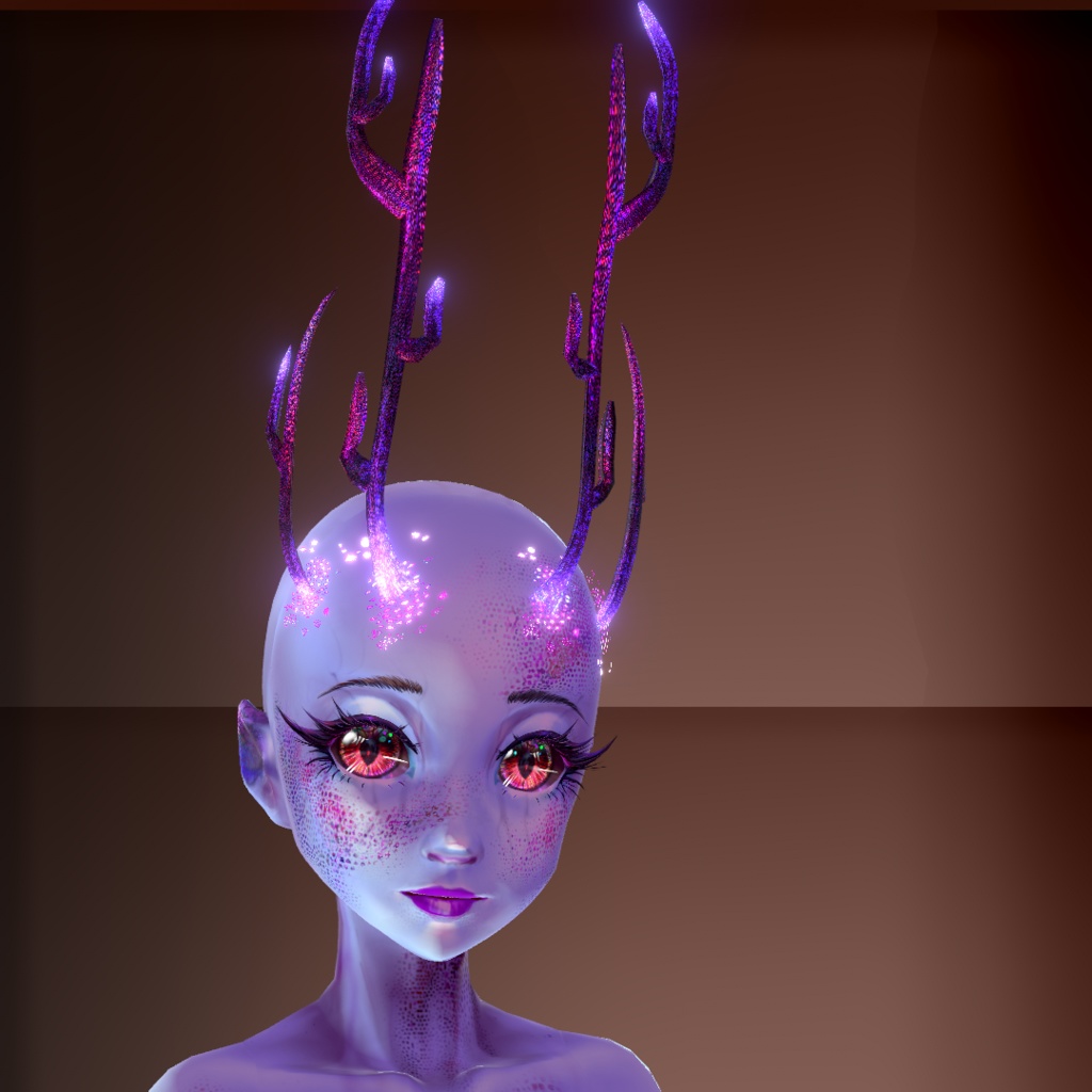 FREE vroid Glowing sea themed accessory pack!