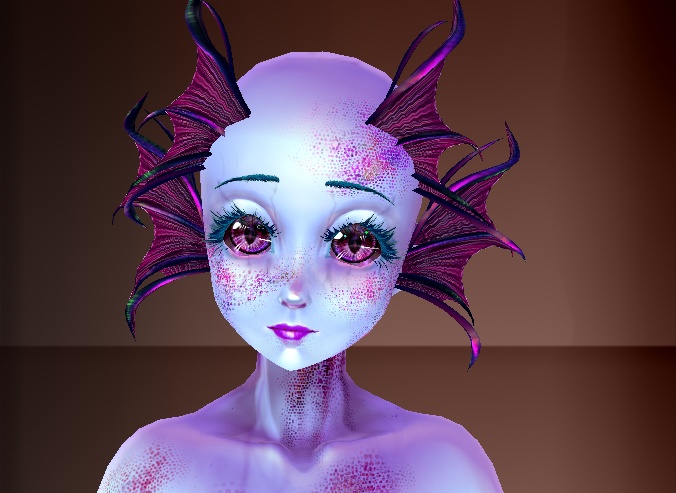 FREE vroid Glowing sea themed accessory pack!