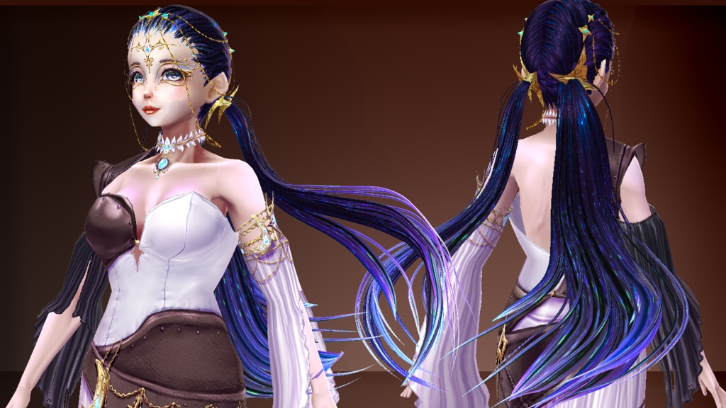 Moon guardians hair presets (1 pair for free)