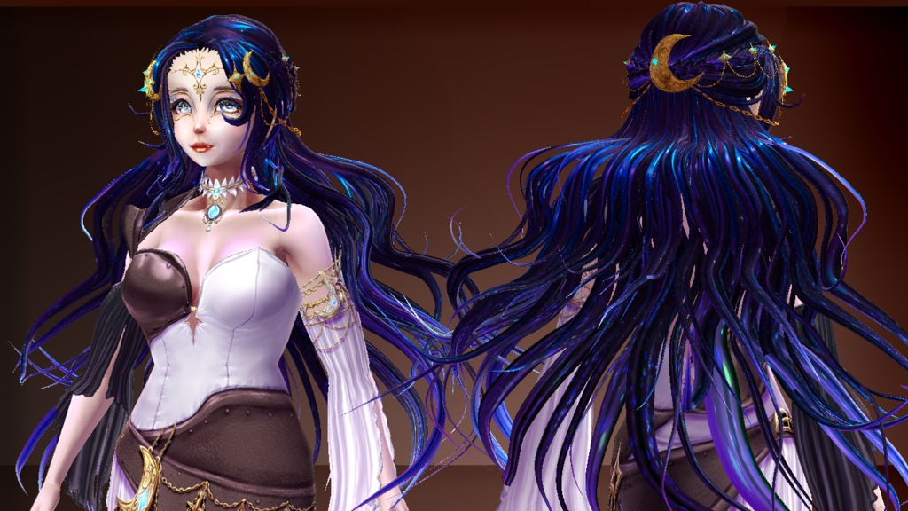 Moon guardians hair presets (1 pair for free)