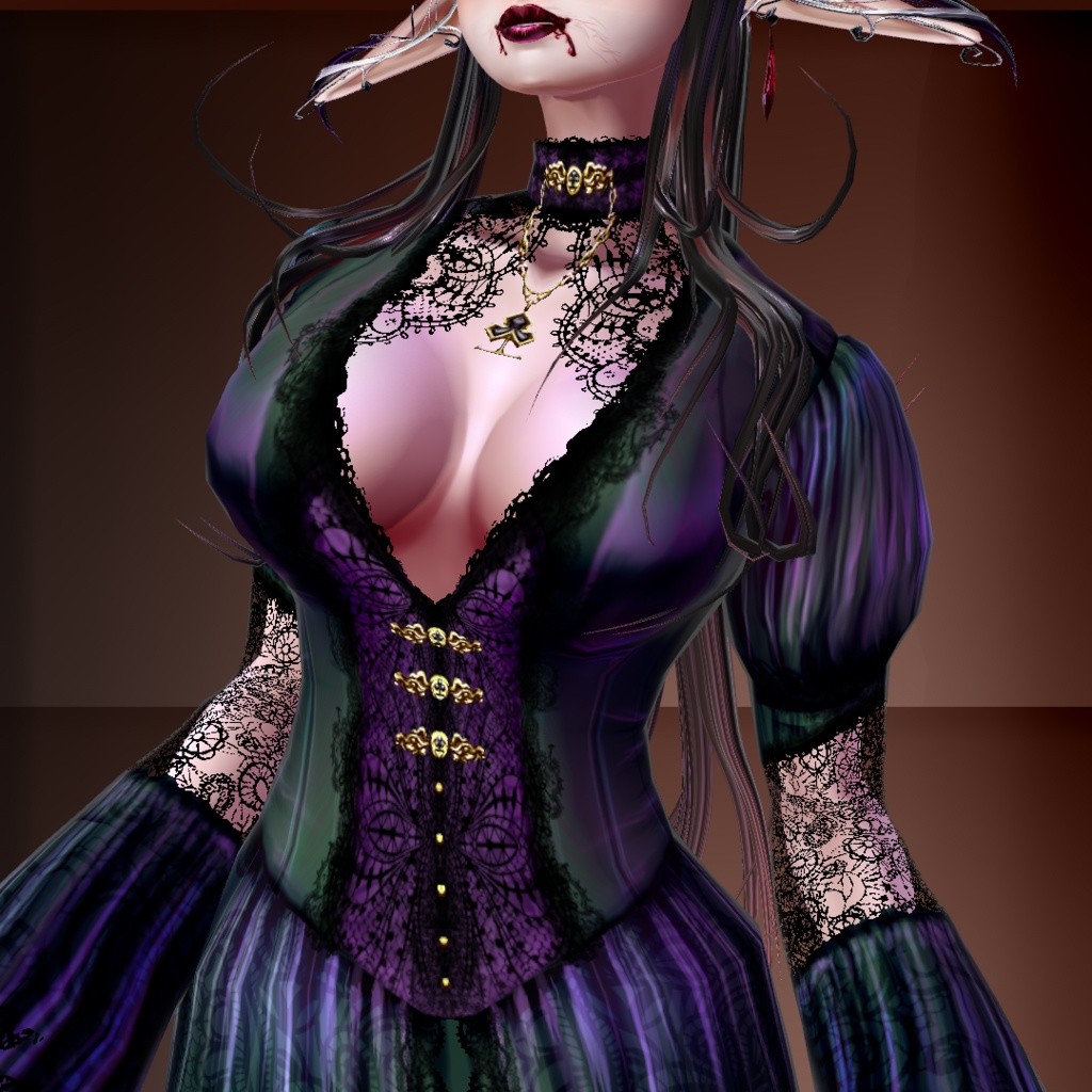 (VRoid stable)Gamblers on the grave: 4 variations +customizable psd file