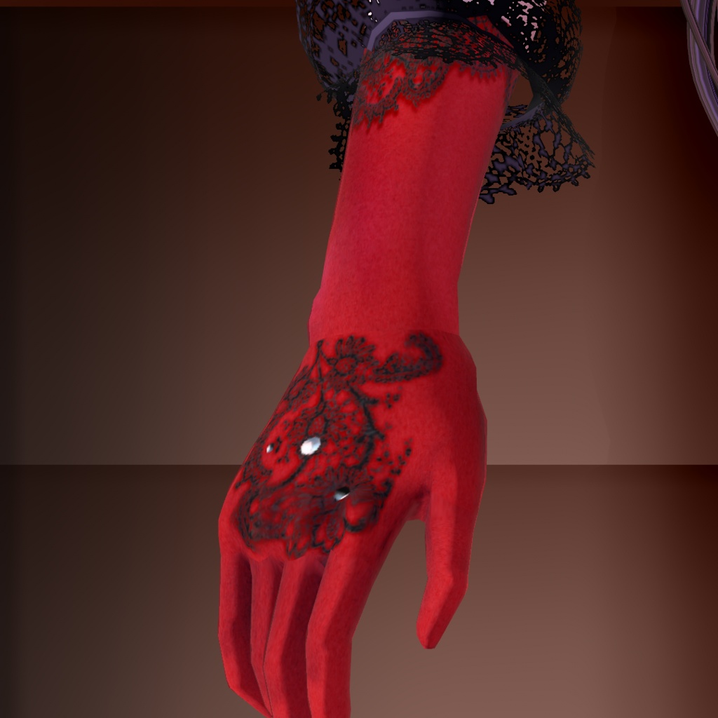 (VRoid stable) Hellish Lust Outfit, 11 colors + CustomizablePSD file