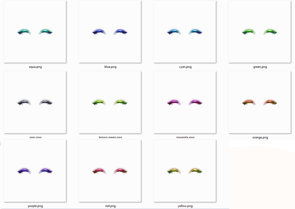 (for new VRoid) Stardust Blessing: Free eyes& face paint pack