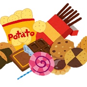 27日（土）ママへおつまみを食べさせる